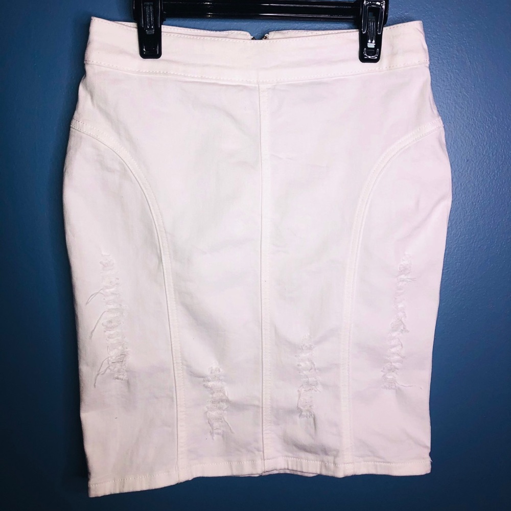 BLUE ROPE JEANS SKIRT